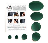 Down Jacket Repair Patches: Easy to Use, Pre-Cut, Self-Adhesive, Waterproof Fabric, Tear-Resistant Rip-Stop Nylon Fabric Patches for Clothing, Down Jacket Patches, Outdoor Gear - Bottle Green