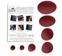 Down Jacket Repair Patches: Easy to Use, Pre-Cut, Self-Adhesive, Waterproof Fabric, Tear-Resistant Rip-Stop Nylon Fabric Patches for Clothing, Down Jacket Patches, Outdoor Gear - Burgundy