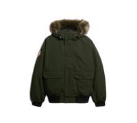 Superdry Everest Faux Fur Bomber Jacket Green L Men