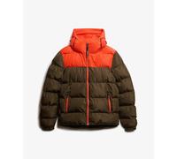 Down jacket Superdry Colourblock Brown 2XL