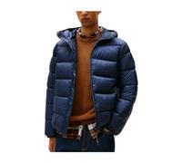 Tommy Jeans Logo Puffer Hooded Jacket Navy - M