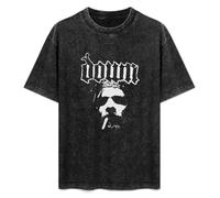 Down Nola Men's T-Shirt Graphic Shirts Unisex Black Tee S