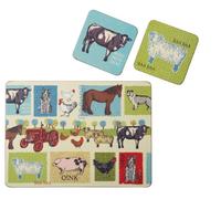 Down on The Farm placemats pk4