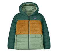 Down Reversible Coat Recycled Fibers Pale green 10 years