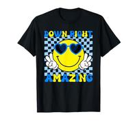 Down Right Amazing Smile Face Down Syndrome Awareness Kids T-Shirt