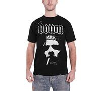 Down Smoking Jesus Face Official Mens New Black T Shirt