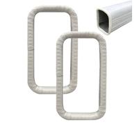 Down Spout Guard - 2 Pack - Rubber Sheet Gutter Covers for Outdoor Drainage | Non-Clogging Pipe Protector for Rainwater Systems, House Roof, Garden, Patio and Underground Drain Outlets