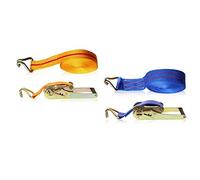 Down Straps-4cm/5.5cm Width -10m - Pulling 800kg-Ratchet Tie Straps heavy duty for cargo belts bundled with large(Blu,10m)