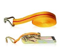 Down Straps-4cm Width -10m - Pulling 800kg-Ratchet Tie Straps heavy duty for cargo belts bundled with large(6m)