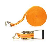 Down Straps-4cm Width -10m - Pulling 800kg-Ratchet Tie Straps heavy duty for cargo belts bundled with large(4m)