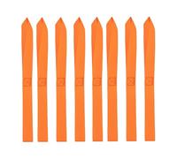 down straps, 8Pack 13x1 Inch Soft Loop Tie-Down Strap For Securing ATV(Oranje)