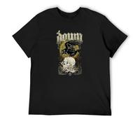 Down Swamp Skull Mens T Shirt S Black