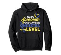 Down Syndrome Awareness Awesome Extra Level Pullover Hoodie