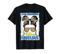 Down Syndrome Awareness Extra Chromosome Girl Trisomy T-Shirt