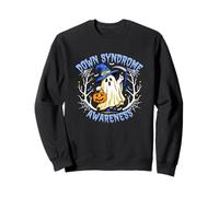 Down Syndrome Awareness Ghost Halloween Support Sweatshirt
