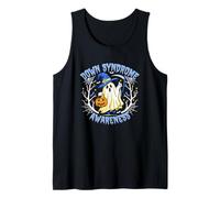 Down Syndrome Awareness Ghost Halloween Support Tank Top