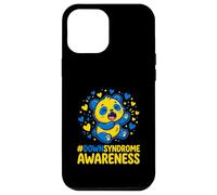 Down Syndrome Awareness Panda Blue Yellow Kawaii Kids Case for iPhone 12 Pro Max