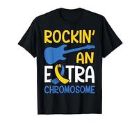 Down Syndrome Awareness Rockin' An Extra Chromosome. T-Shirt