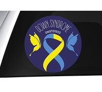 Down Syndrome Awareness Sticker PACK OF 2 OR 4 - Vinyl Printed Sticker - Perfect for Cars, Laptops, Devices (4)