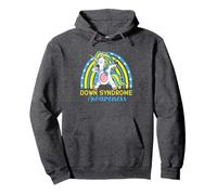 Down Syndrome Girls Shirts, Dabbing Unicorn Extra Chromosome Pullover Hoodie