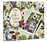 Down the Rabbit Hole - Alice in Wonderland Themed Corn Hole Game / Bean Bag Toss Game by Professor Puzzle.