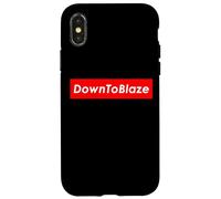 Down To Blaze Funny Medical or Recreational Smoker Case for iPhone X/XS
