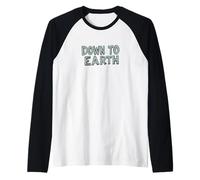 Down to Earth Design for a Cool and Calm Appeal Raglan Baseball Tee