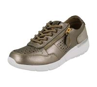 Ladies Down to Earth Casual Trainers F7223 - Bronze Leather - UK Size 8 - EU Size 41 - US Size 10