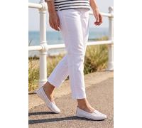 Down to Earth Leather Slip On Laser Cut Comfort Shoe