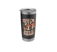 Down to Forage Mycologist Morel Hunter Foraging Stainless Steel Insulated Tumbler