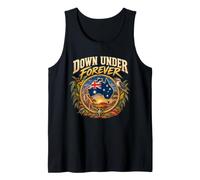 Down Under Forever Vintage Australia Aussie Shirt Tank Top