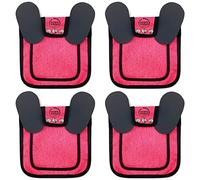 DOWN UNDER OUTDOORS 4 Pack Premium Chicken Saddle with Adjustable Straps to Suit Small, Medium and Large Hens, Poultry Saver, Protector, Apron, Supplies, Care Products (Pink)