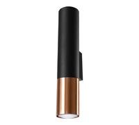 Down Wall Light Modern GU10 Up Indoor Sconce Lamp Fixture Black Copper