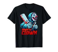 DOWN WITH THE CLOWN Hatchet ICPS Man Juggalette T-Shirt
