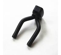 DownBeat Guitar Hanger with Strong Failproof Wall Anchor and Screws for Violin Bass Banjo (Black)