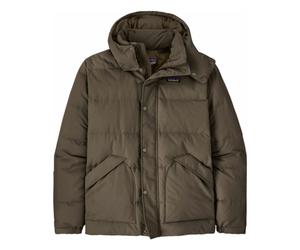 DownDrift Recycled Fiber Down Jacket Brown S