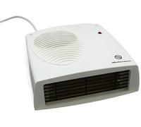 Downflow Bathroom Heater 2kW Pull Cord IP22 30 Minute Timer Wall Mounted Fan