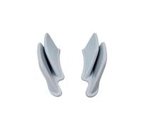 Downforce Spoilers Universal Motorcycle Aerodynamic Rear Cover Wind Wing Kit Fixed Winglet Motorcycle Spoiler(White)