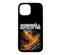 DOWNHILL BAPTISM BY FIRE Mountain Biker Adventure Case for iPhone 15