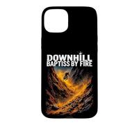 DOWNHILL BAPTISM BY FIRE Mountain Biker Adventure Case for iPhone 15 Plus