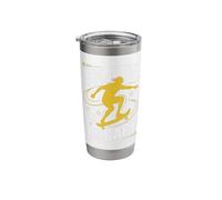 Downhill Longboarding Street Skating Skate Tricks Stainless Steel Insulated Tumbler