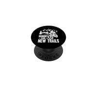 Downhill Mountain Biker Hungry For New Trails PopSockets Adhesive PopGrip