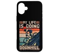 Downhill Mountainbike Fahrrad - My Life Is Going Downhill Case for iPhone 16 Plus