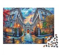 Downing Street 1000 Piece Jigsaw Puzzle for Adults And Kids-Challenging Puzzle Game,Home Decoration & Family Fun 70x50cm/1000pcs