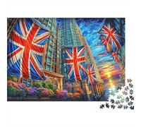 Downing Street 1000 Piece Jigsaw Puzzle for Adults And Kids-Challenging Puzzle Game,Home Decoration & Family Fun 70x50cm/1000pcs