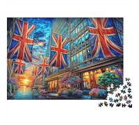 Downing Street 1000 Piece Jigsaw Puzzle for Adults And Kids-Challenging Puzzle Game,Home Decoration & Family Fun 38x26cm/1000pcs