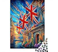 Downing Street 1000 Piece Jigsaw Puzzle with Whimsical Design - A Charming Challenge for Adults And Kids Age 14 Years Up70x50cm/1000pcs