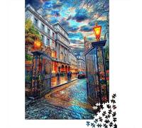 Downing Street 1000 Piece Jigsaw Puzzle with Whimsical Design - A Charming Challenge for Adults And Kids Age 14 Years Up38x26cm/1000pcs