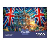 Downing Street 1000 Piece Jigsaw Puzzle with Whimsical Design - A Charming Challenge for Adults And Kids Age 14 Years Up38x26cm/1000pcs