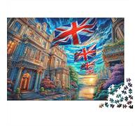 Downing Street Jigsaw Puzzle for Adults And Teenagers, Impossible 1000 Piece Puzzle,Family Fun Activity, Challenging Puzzle Game 52x38cm/1000pcs